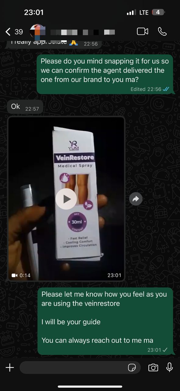 Customer testimonial